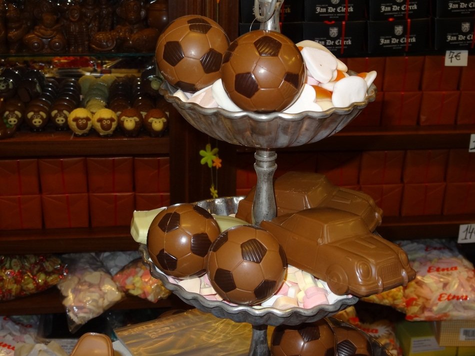 Belgium chocolate shop
