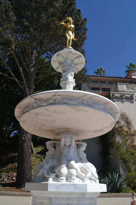 stone sculpture on the ranch in America