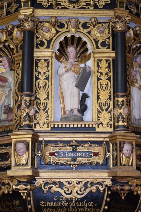 beautiful interior of the parish church