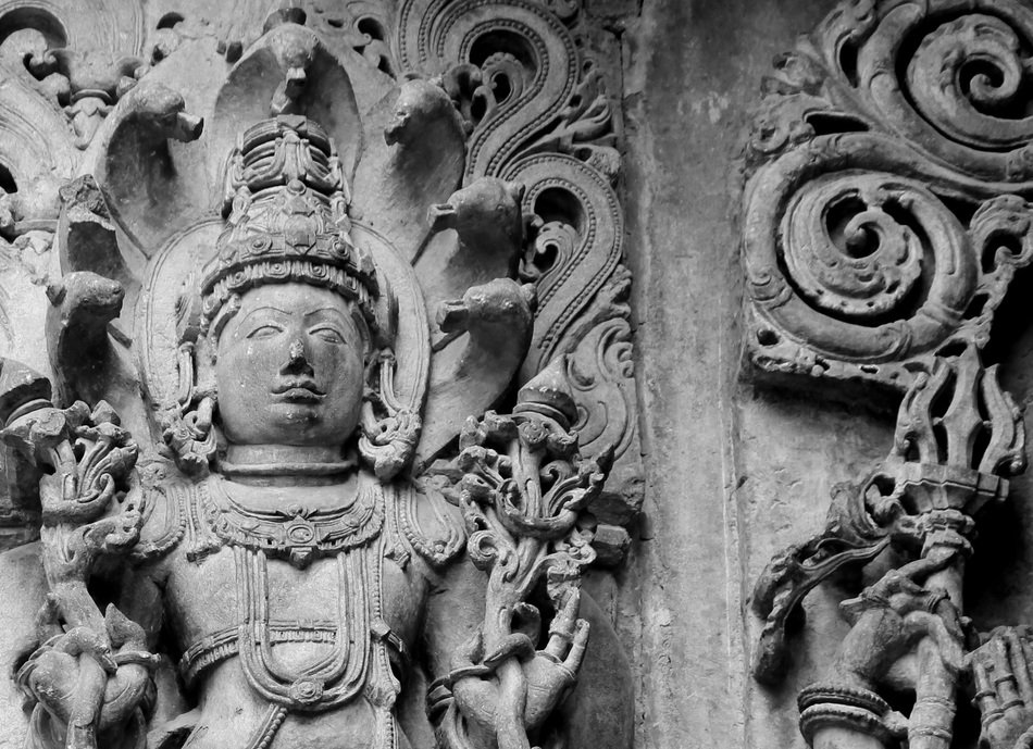 Belur Halebeedu stone carving, karnataka, india