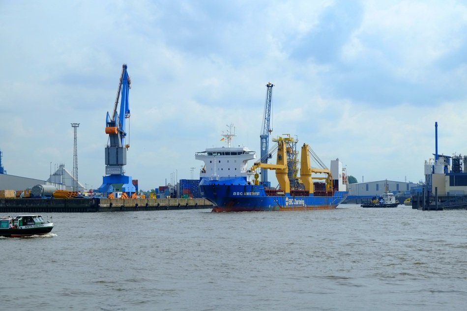 beautiful Hamburg Port