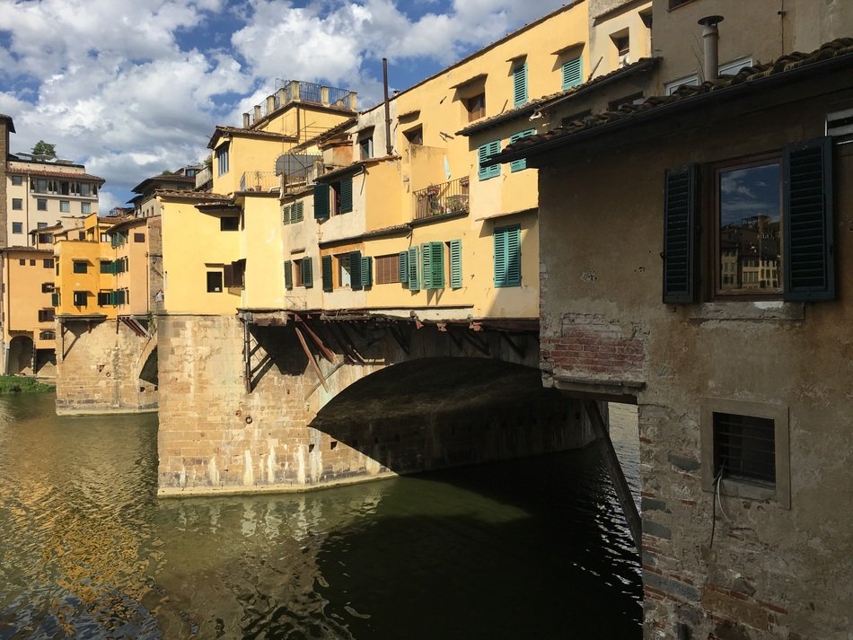buildings along the canals in Florence