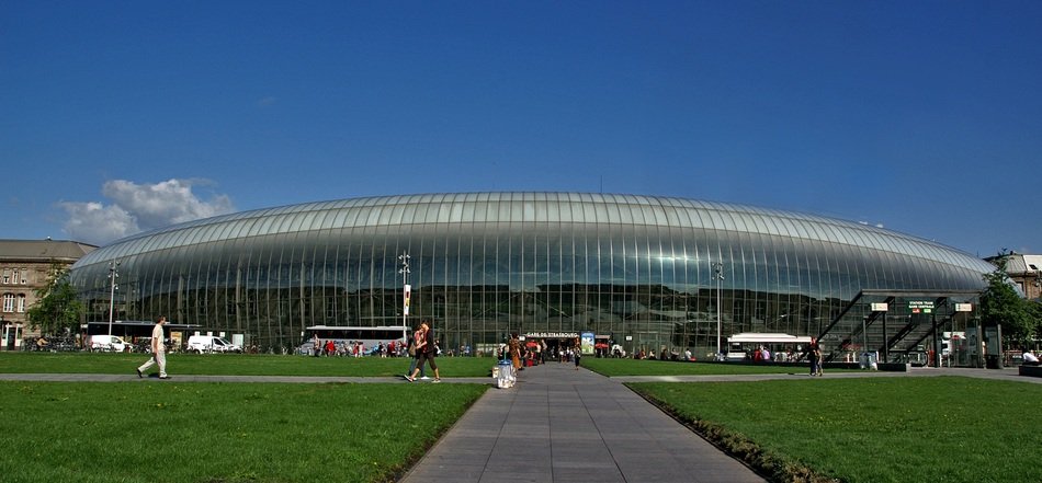 railway station in Strasbourg