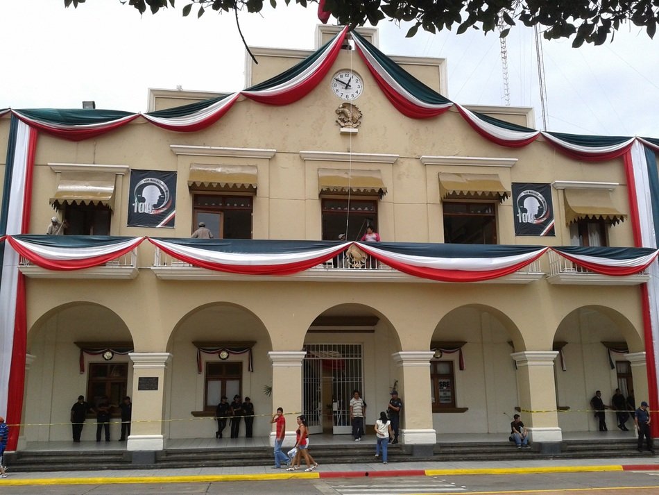 city hall in San andrés tuxtla, Mexico