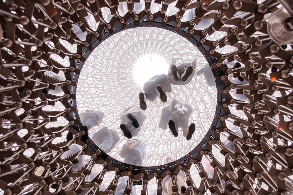 beehive on display in England