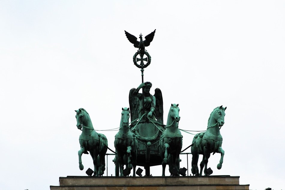 Brandenburg Gate with quadriga on the top