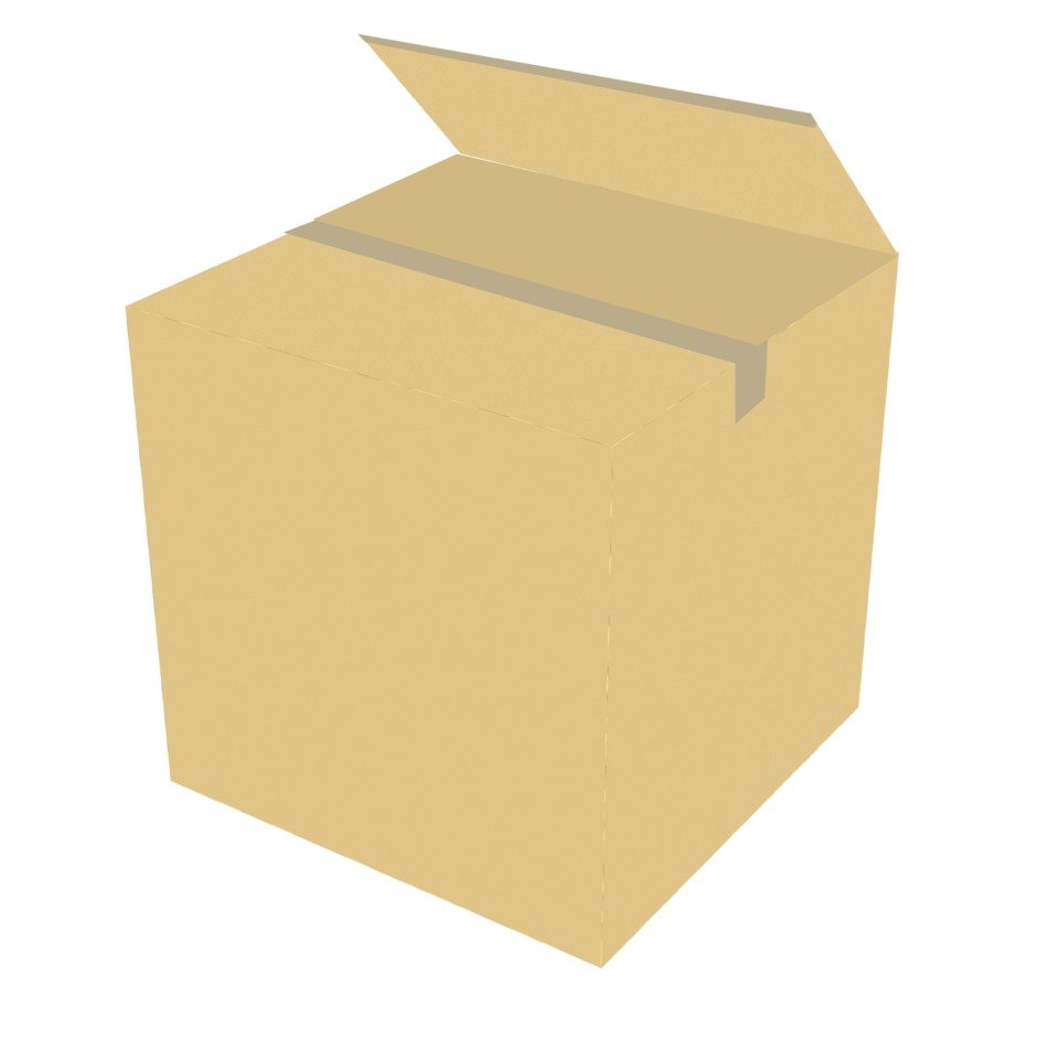 cardboard box for packaging