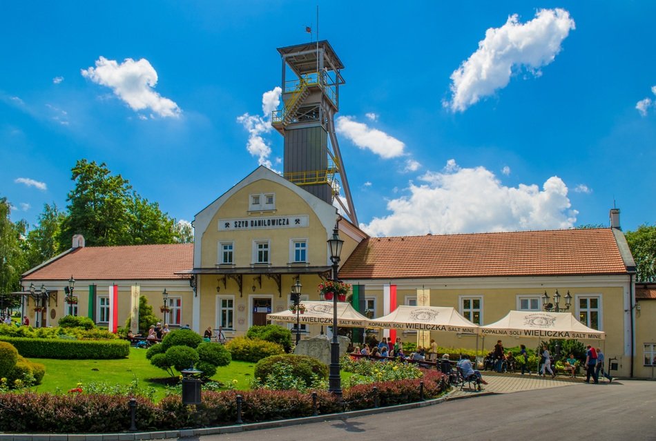 summer cafe Wieliczka near the old lighthouse