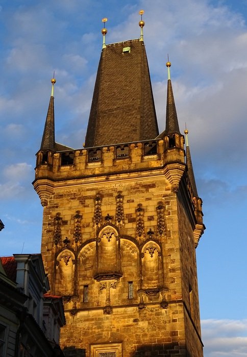 architecture of a Prague castle