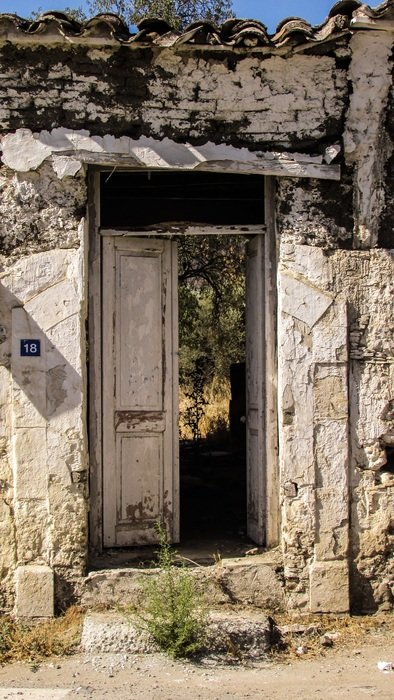 ruined building in Cyprus