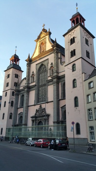 church on the street in germany