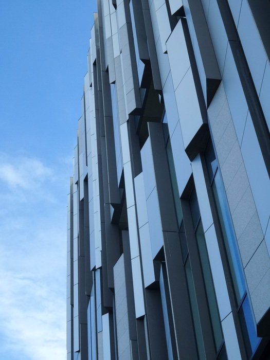 Geometric building in Toyama