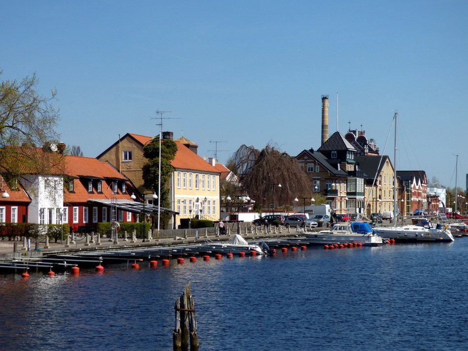 port in Ahus in Sweden