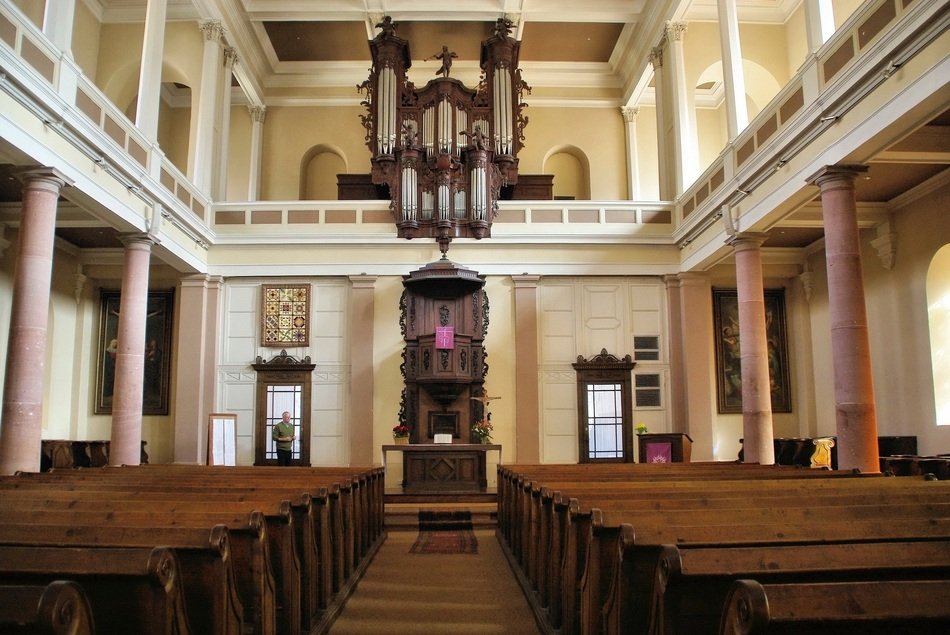 Inside of temple in Riquewihr