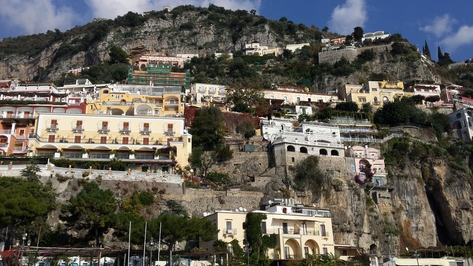 city architecture on a hill in Italy