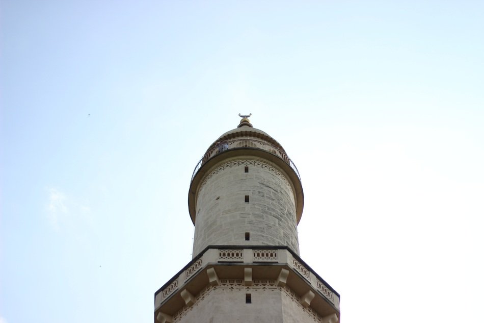 Tower Monument and sky with light