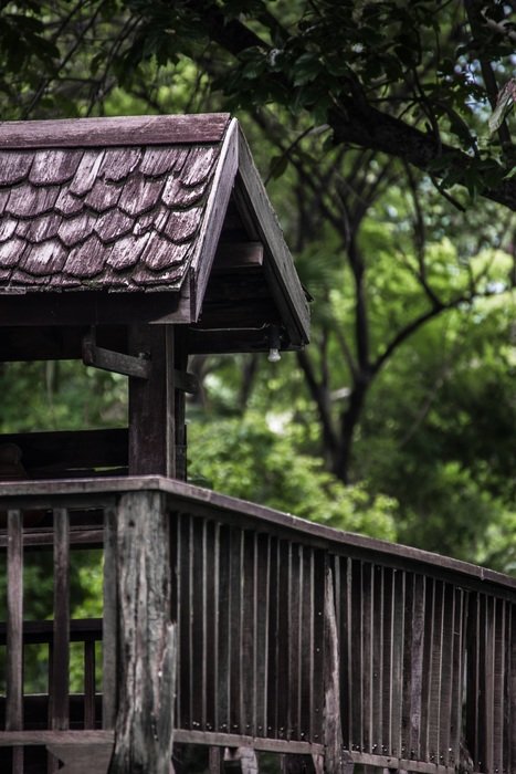 elements of wooden architecture in thailand