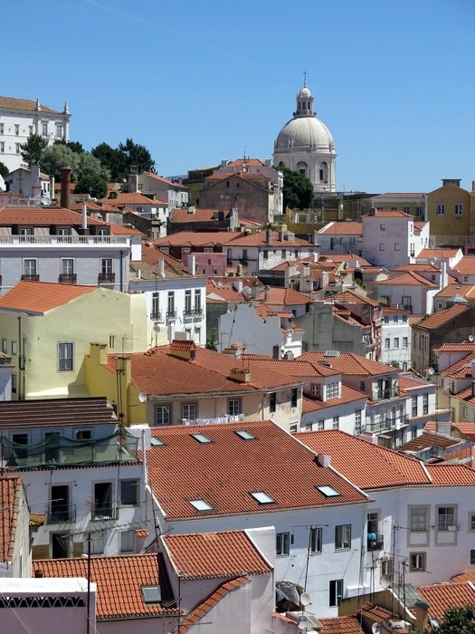 Old Town Roofs, portugal, Lisbon