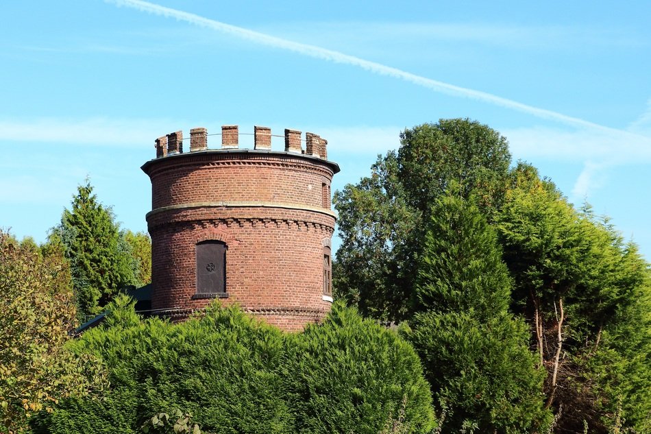old watchtower in Niederzier, Germany