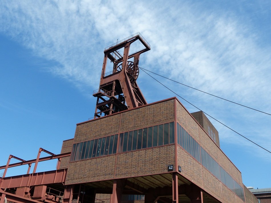 historic former coal mine in the city of Essen