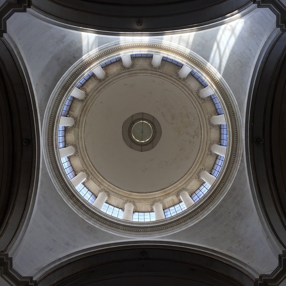 symmetrical dome in the Church