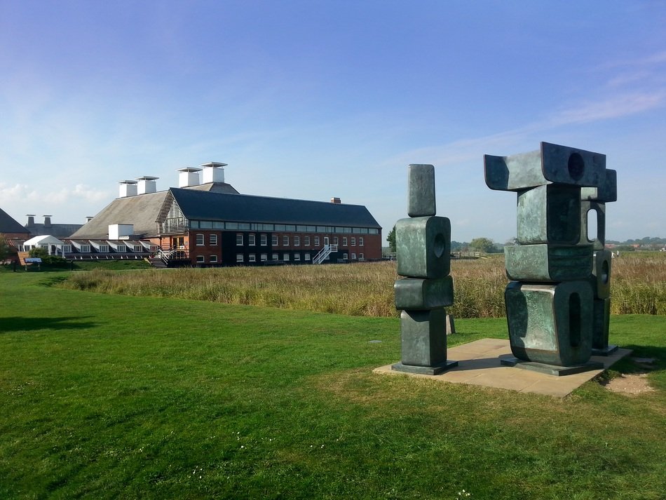 Snape Maltings is an arts complex on the banks of the River Alde at Snape, Suffolk, England