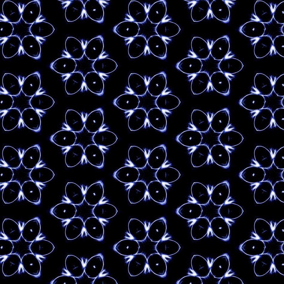 black background with geometric colors