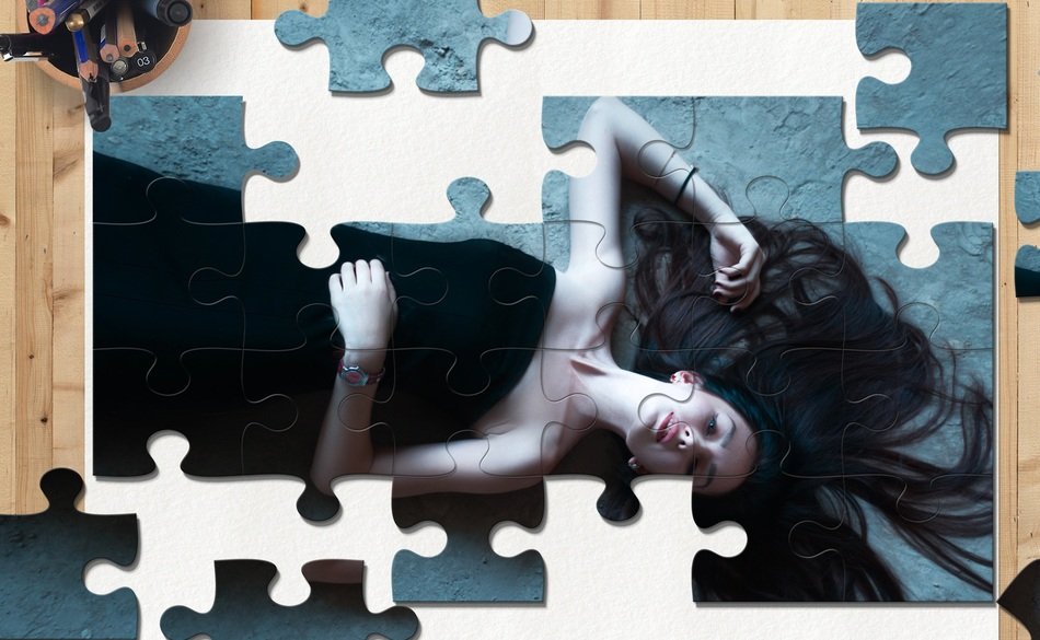 Puzzle Woman Beauty Imagination