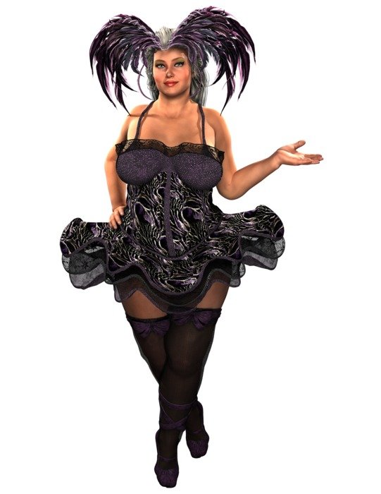 Big Girl Woman Ballerina Dancer
