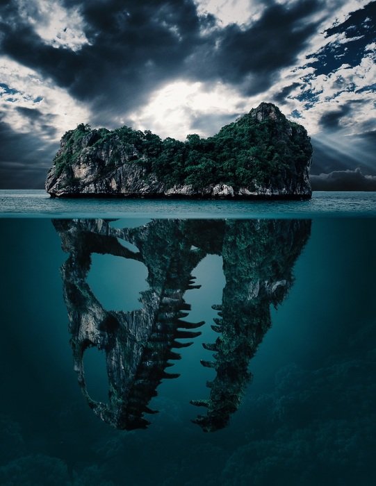 Mystery Island Secret Background