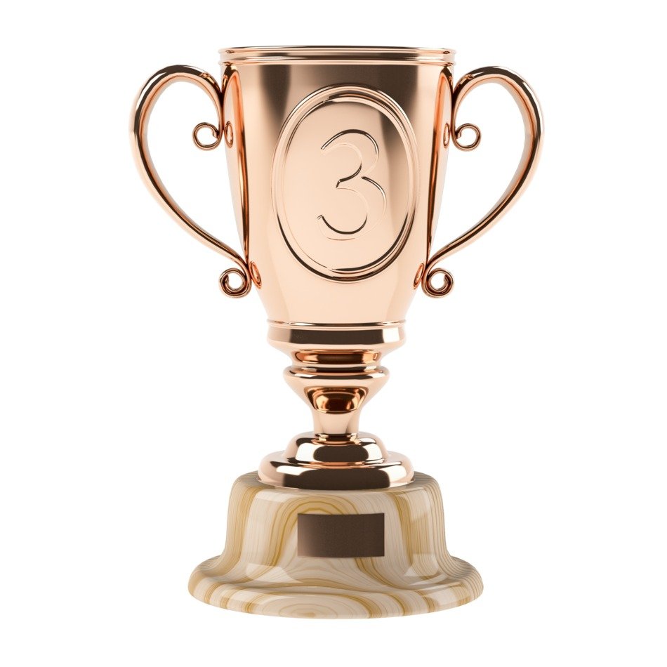 Cup Champion Third 3Rd 3 Three