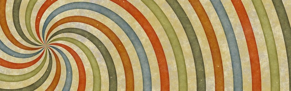 Banner Header Swirl Sixties