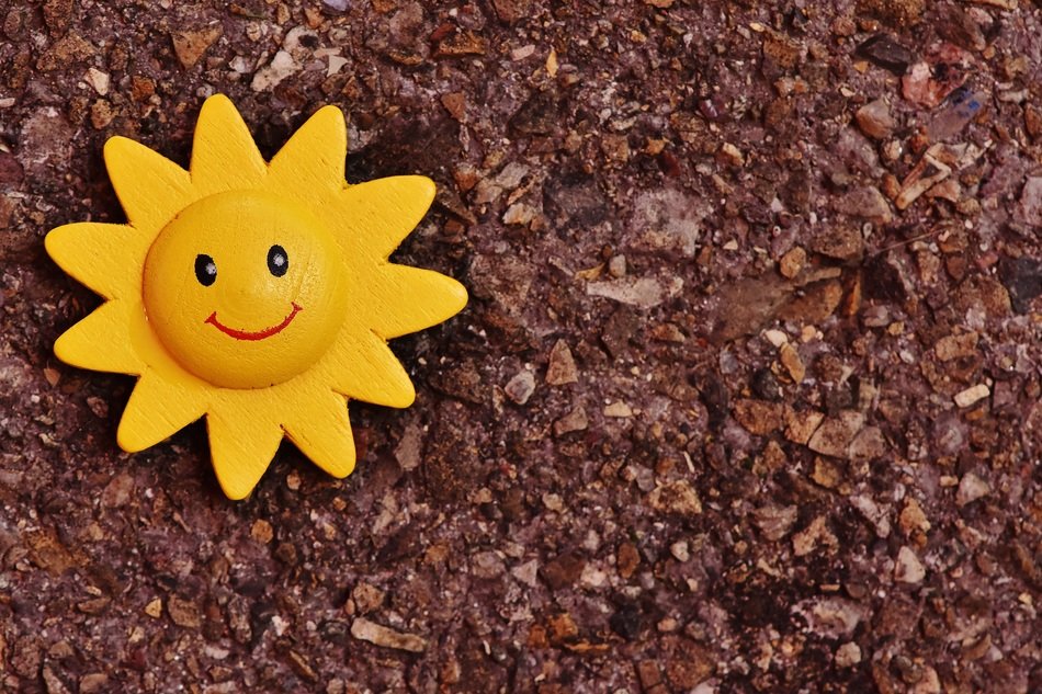 Sun Wood Greeting Card