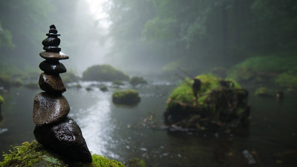 Cairn Fog Mystical Background