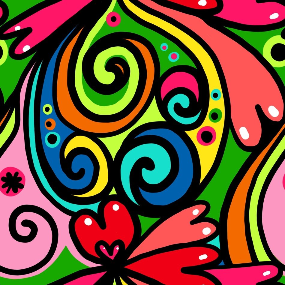 Seamless Repeating Doodle