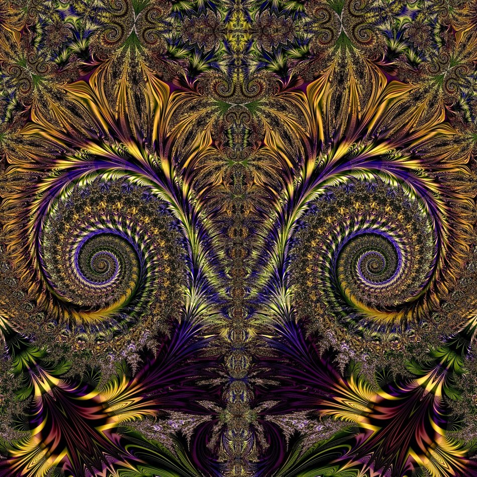 Abstract Fractal Pattern Artwork