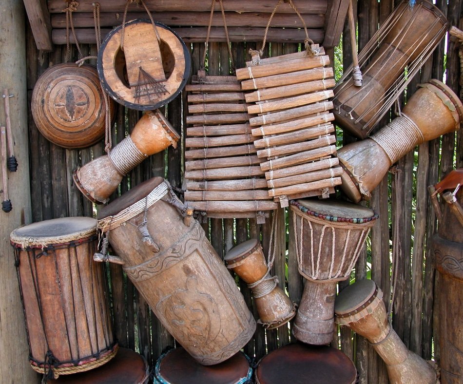African Instruments Background