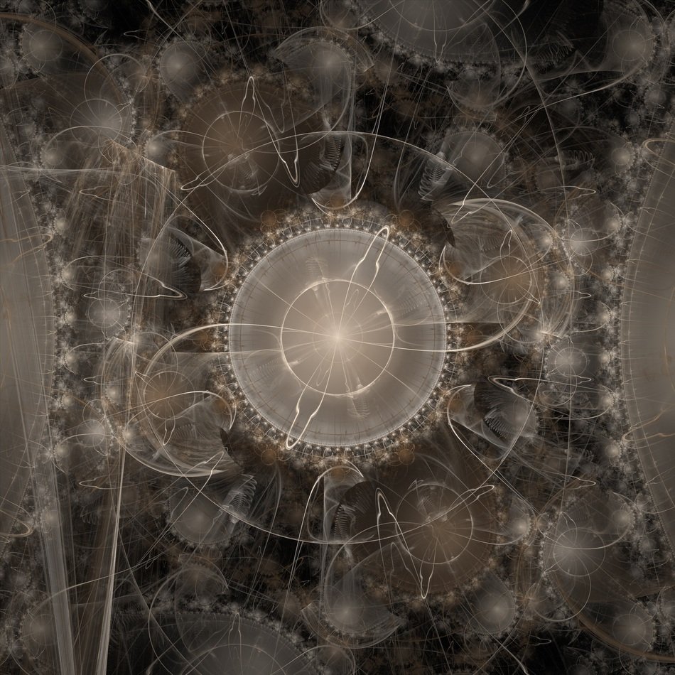 background with fractal pattern