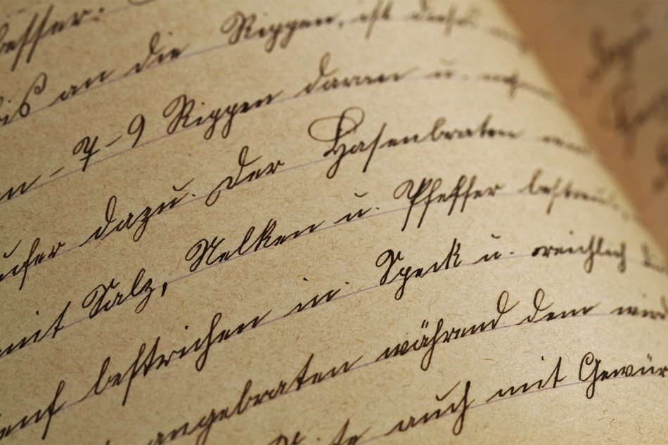 Texture Handwriting S&uuml;tterlin