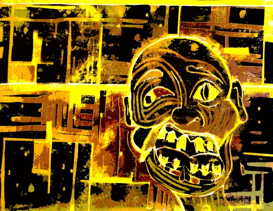 Scary Crazy Man Woman Person