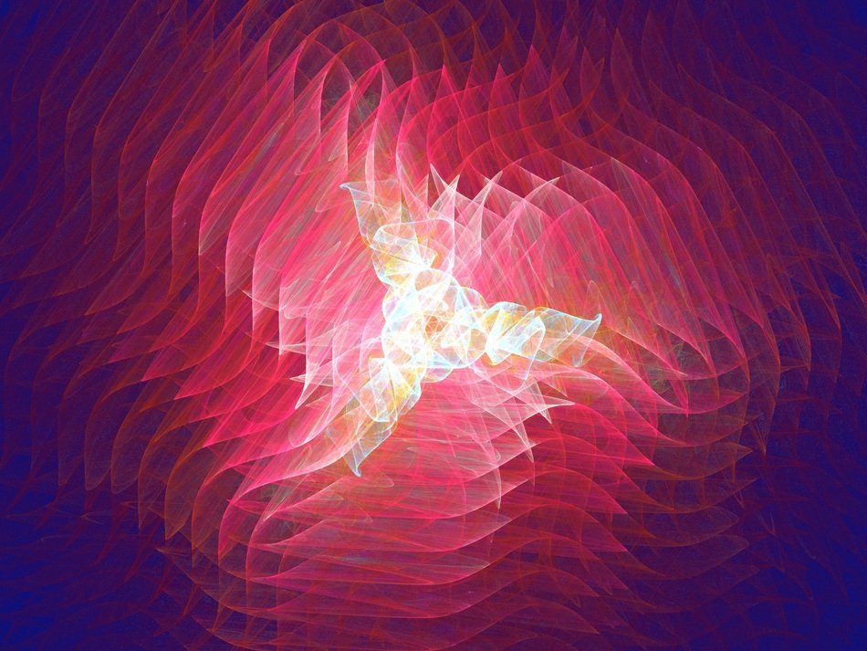 Fractal Red Sample Abstract