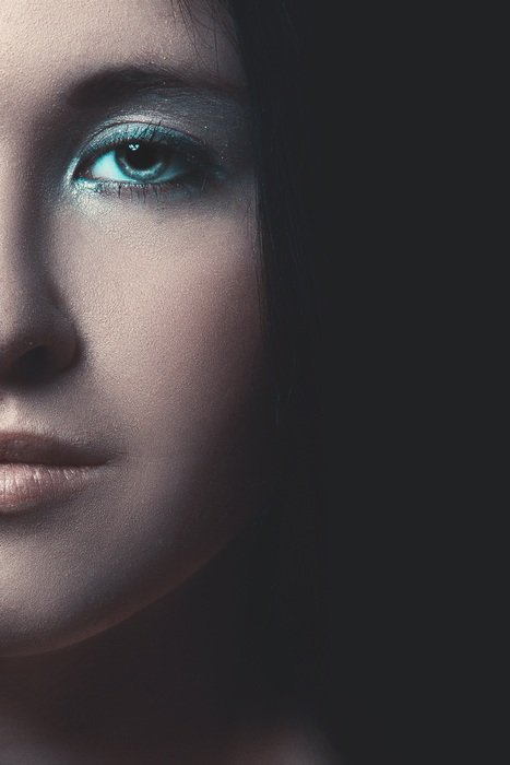 Mystical Portrait Of A Girl Eyes