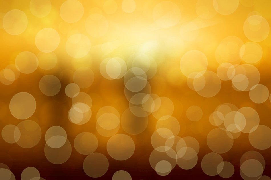Bokeh Pattern Orange Yellow