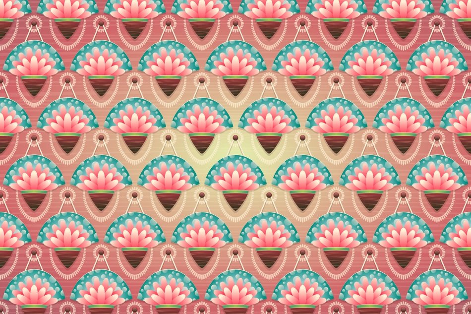 dusty pink blue floral background