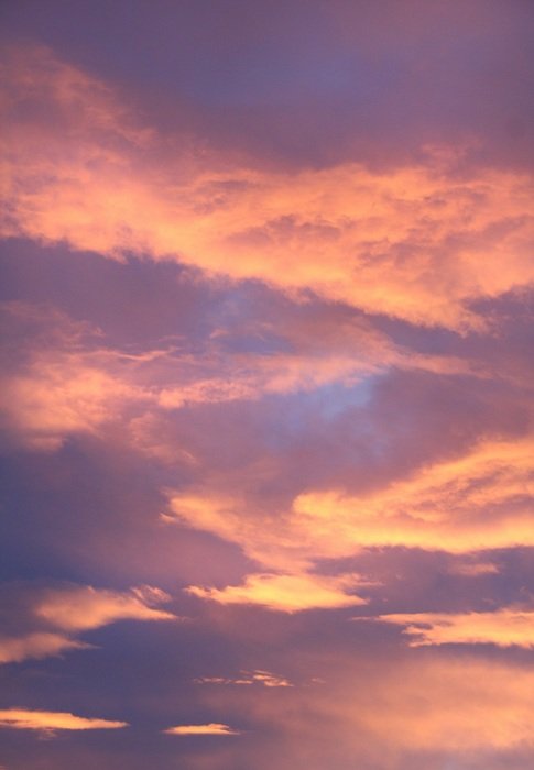 Sunset Sky Afterglow Evening Sky