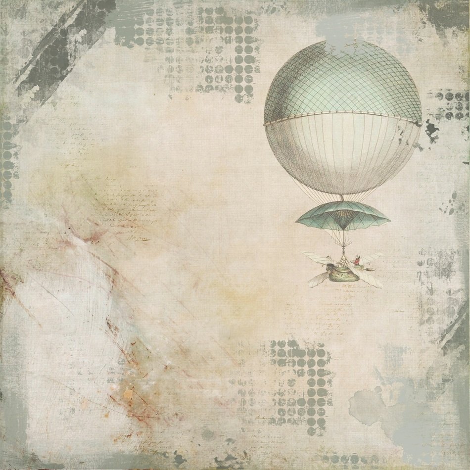 Background Hot Air Balloon Art