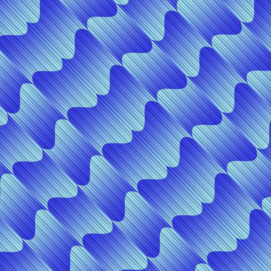 Gradient Blue Pinstripes Lines
