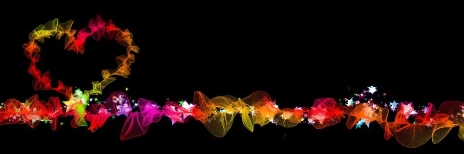 Star Particles Heart Love