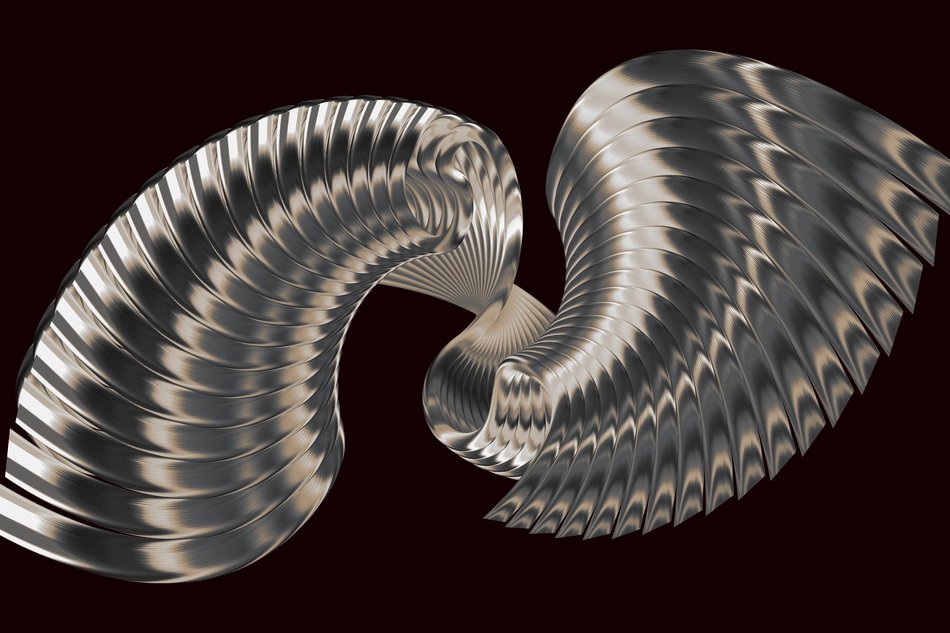 Ornament Spiral Pattern Rotated