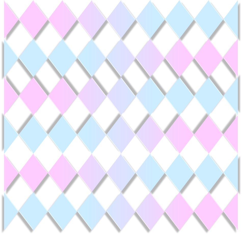 Gradient Geometric Diamonds